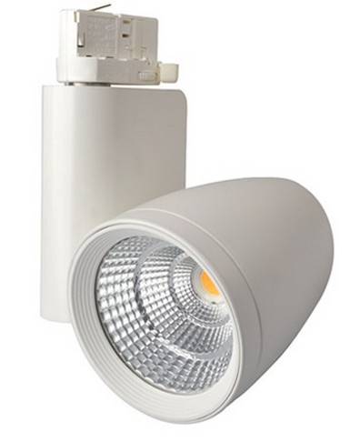 COB Commercial Led Track Light , 4500K Clothing Store 30W Led Lamp