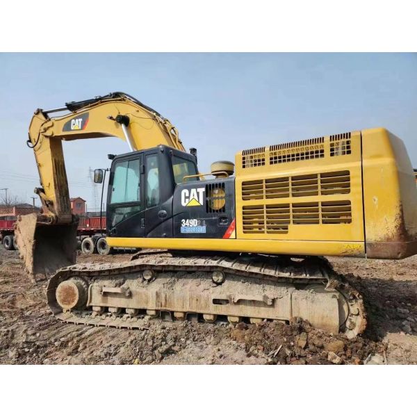 Used CAT 349D2L Excavator - Long Reach Low Hours Excellent Condition 50-Ton Class Ready For Deep Excavation