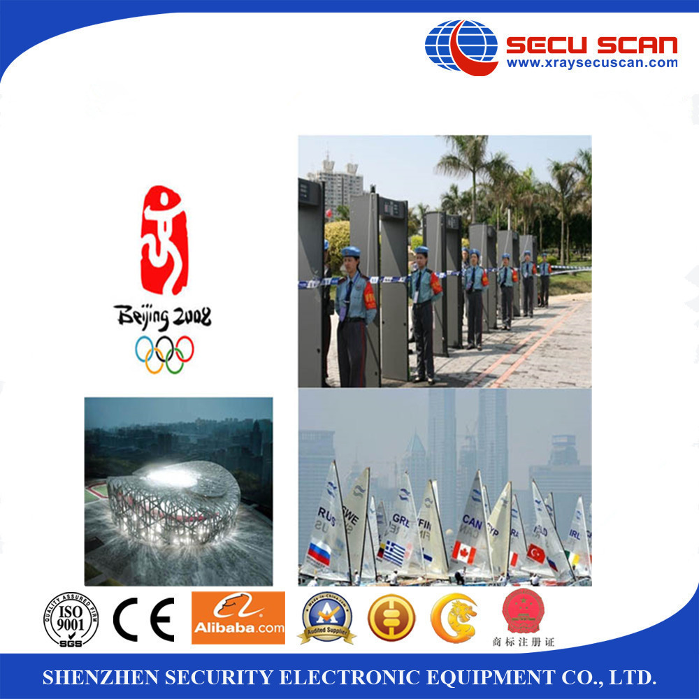 6-12-18 zones economical High sensitivity walk through metal detector for entrance security check