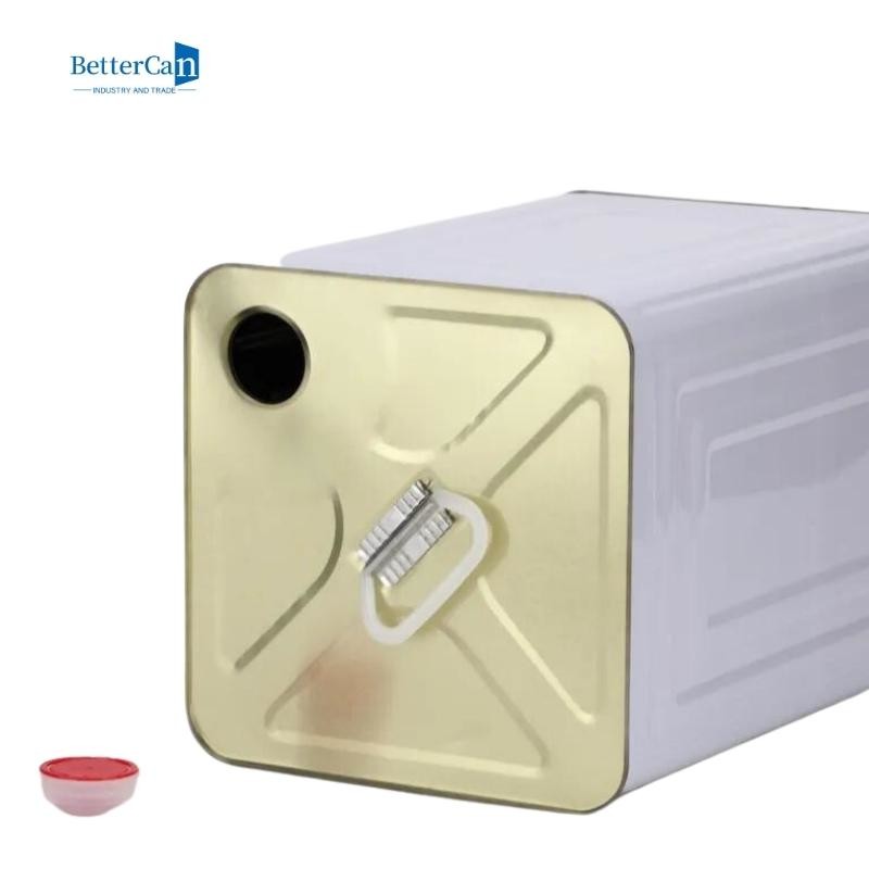 Airtight Packaging Car Paint Tin Plate Containers 20l Metal Pail With Plastic Lid