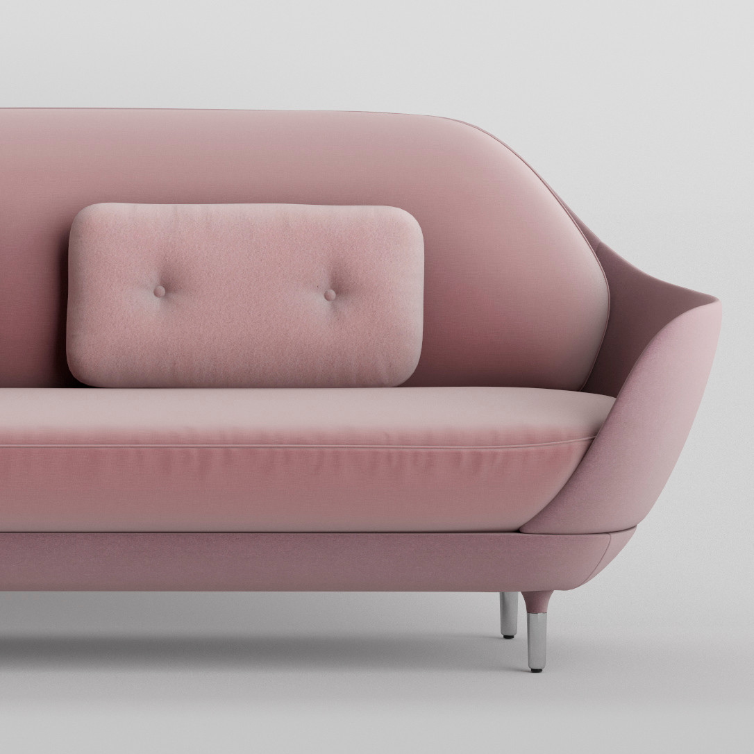 Customization Economic Fritz Hansen Sofa For Hotel Room Decoration