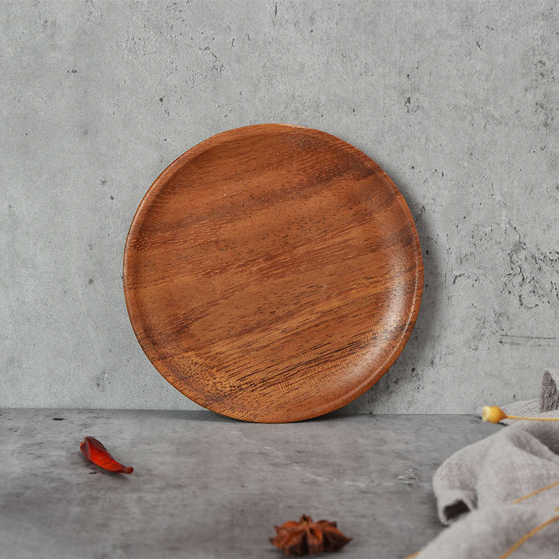 Wooden Fruit Plate Baskets Aesthetic Designs for Serving Needs from Utensils Category
