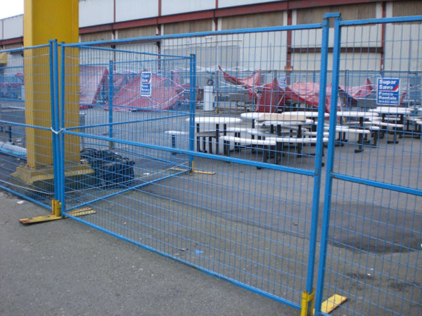 11ga 8ft Height Construction Site Fence Panels With Powder Coated