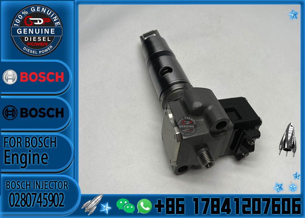 Fuel Injector 0414799018 0986445102 0280745902 0414799030 A0280745902 Compatible With Common Rail Fuel Injector