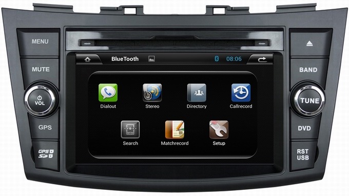 Ouchuangbo Car GPS A9 Cortex iPod for Suzuki Swift 2011-2012 Android 4.2 Auto DVD Radio Android 4.2 System OCB-7055C