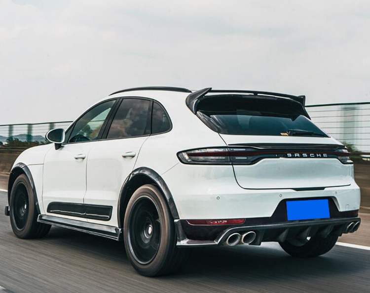 High Quality Carbon Fiber Kit Macan Body Kit ForMacan Front and Rear Side Skirts Spoiler Wide Bodyki