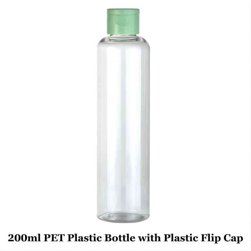 Customized 25ml 30ml 80ml 200ml PET Plastic Bottle with Fine Mist Sprayer and Plastic Caps