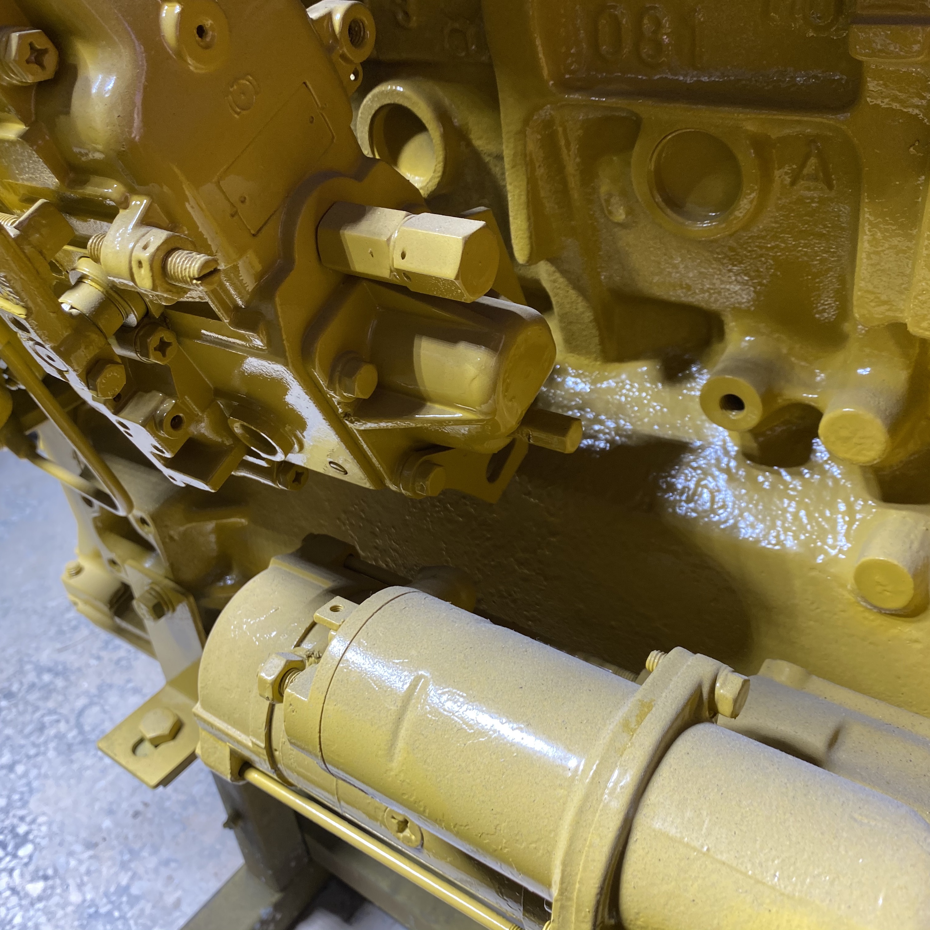 Single Cylinder S4D95-1 CAT Excavator Engine Construction Machinery Air Cooled