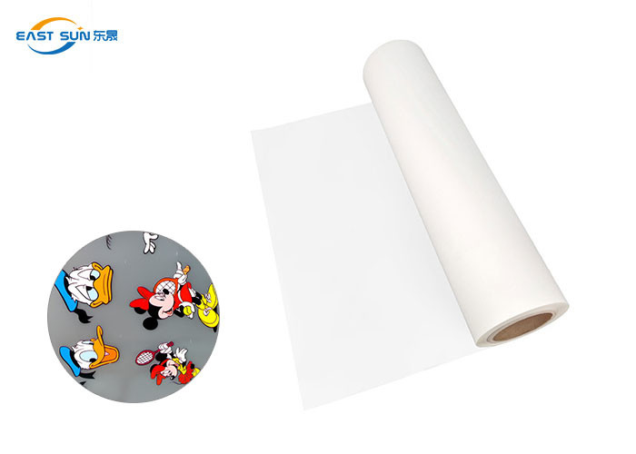 Clothes 60cmX100m PET Film For DTF Printing Hot Peeling / Cold Peeling