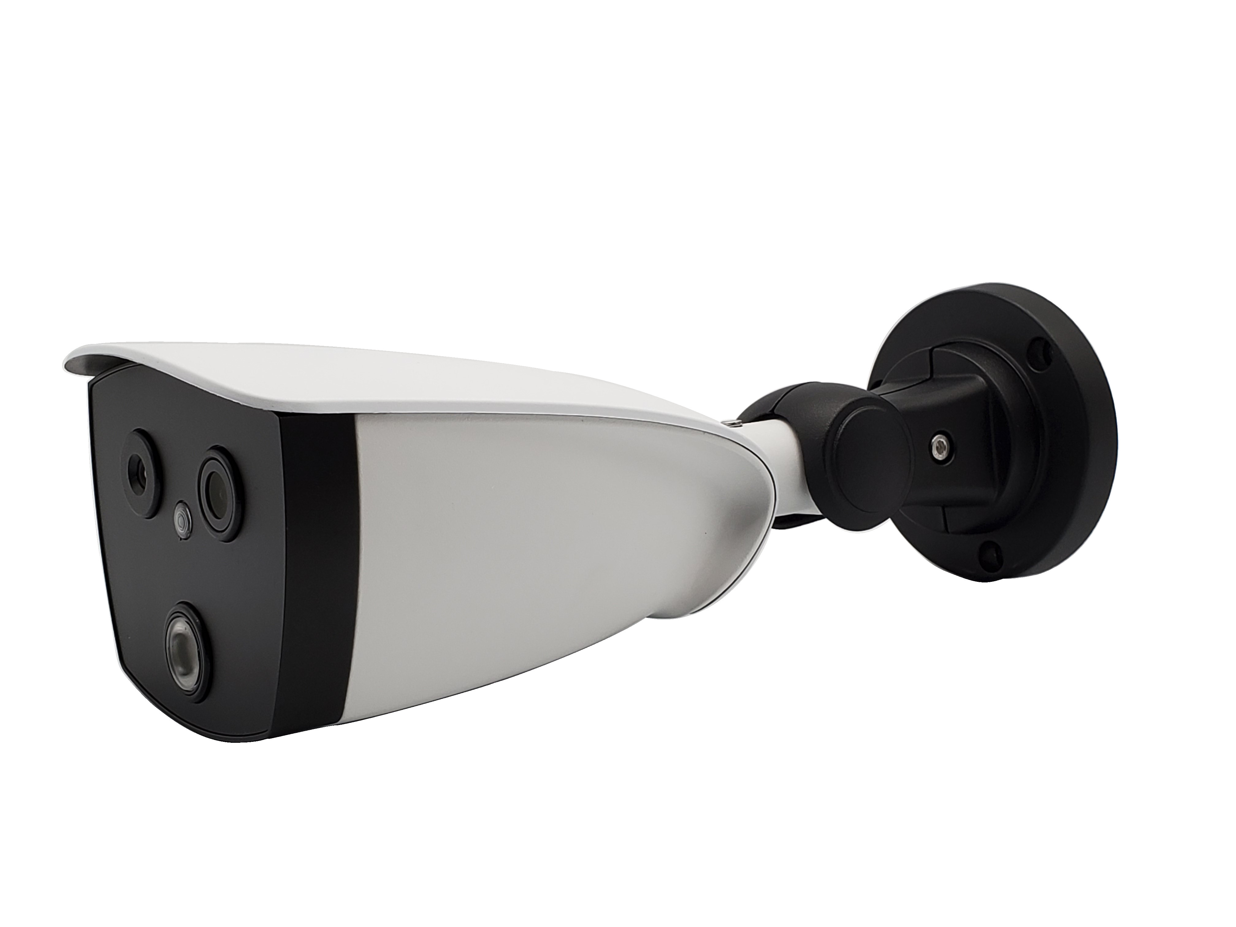 White 1920x1080 RJ45 AI Face Recognition CCTV Thermal Camera