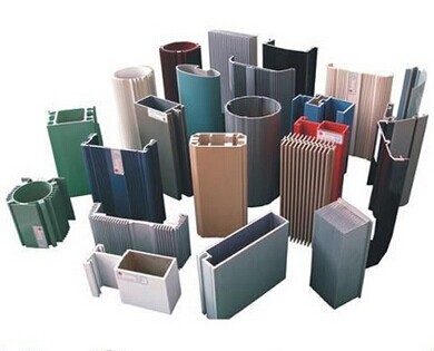 Powder Painted profile aluminum extrusions With Finished Machining
