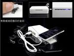 COMER Transparent Acrylic Display counter Stands tablet security alarm