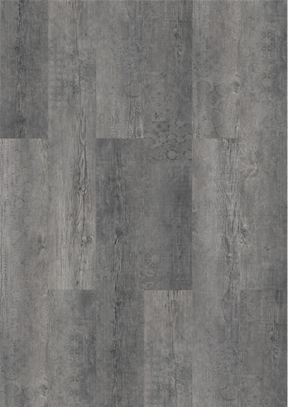 Eco Friendly SPC Flooring 4mm Waterproof Nostalgic Gray Oak GKBM Greenpy SY-W1009