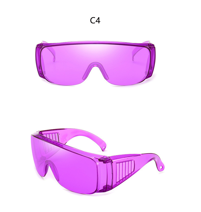 Transparent Lens Oversized Sunglasses UV400 38g Windproof Goggles
