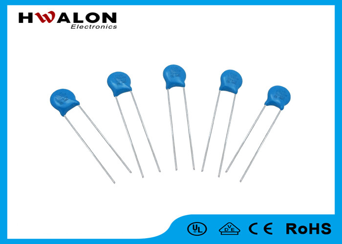 Epoxy Coating 20mm Mov Electrical Device With Leaded / Mov Resistor Surge Lighting Protect