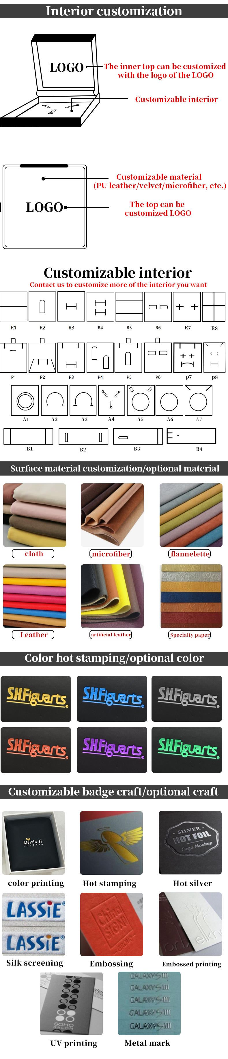 Luxury Custom Logo Small Cardboard Jewelry Storage Wrapping Paper Box Velvet Material