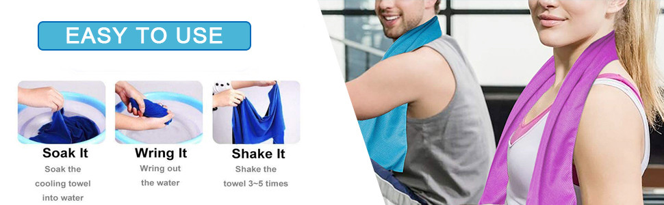 China Supplier Custom Logo Instant Cooling Refreshing Sports Ice Cool Towel