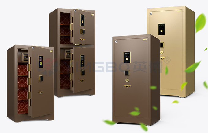 Dual Alarm Luxury Commercial Safe Box Fingerprint Lock For Security YB/ZY-120