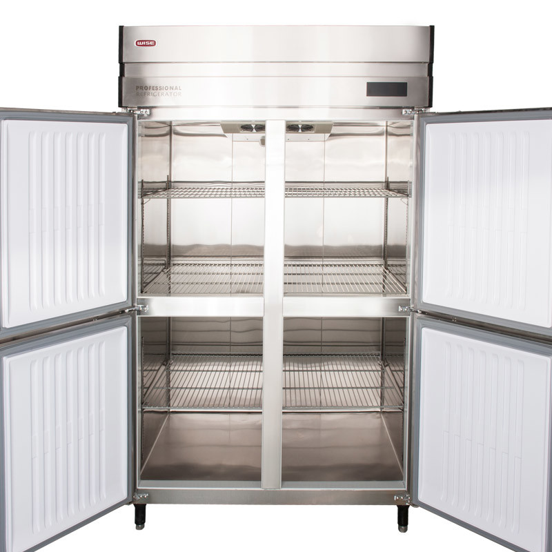 Air Cooled -15 to -18°C Commercial Refrigerator Freezer 2/4/6 Solid Doors Upright Reach-in Freezer