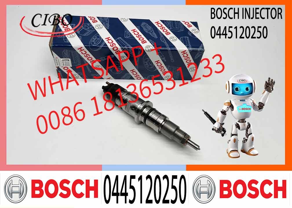 Cummins Fuel Injector 120 Injector 0445120250 Nozzle Assembly Common Rail Injector