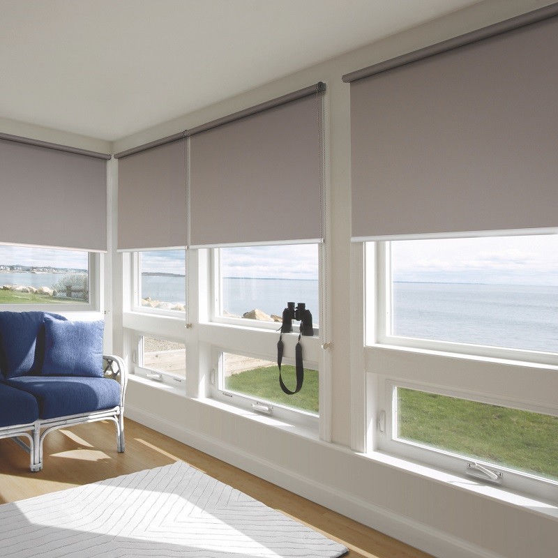 High End Plain Color FR 3m Width Blackout Roller Blinds Fabrics For Hotel
