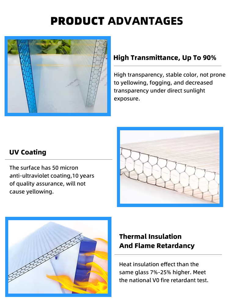 Milky White Polycarbonate Sheet , UV Coated Polycarbonate Panels For Greenhouse