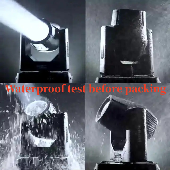 380 IP65 Strobe Stage Lighting Dmx512 500W Profile LED Moving Head Light DJ Stage lights en la pared with hook