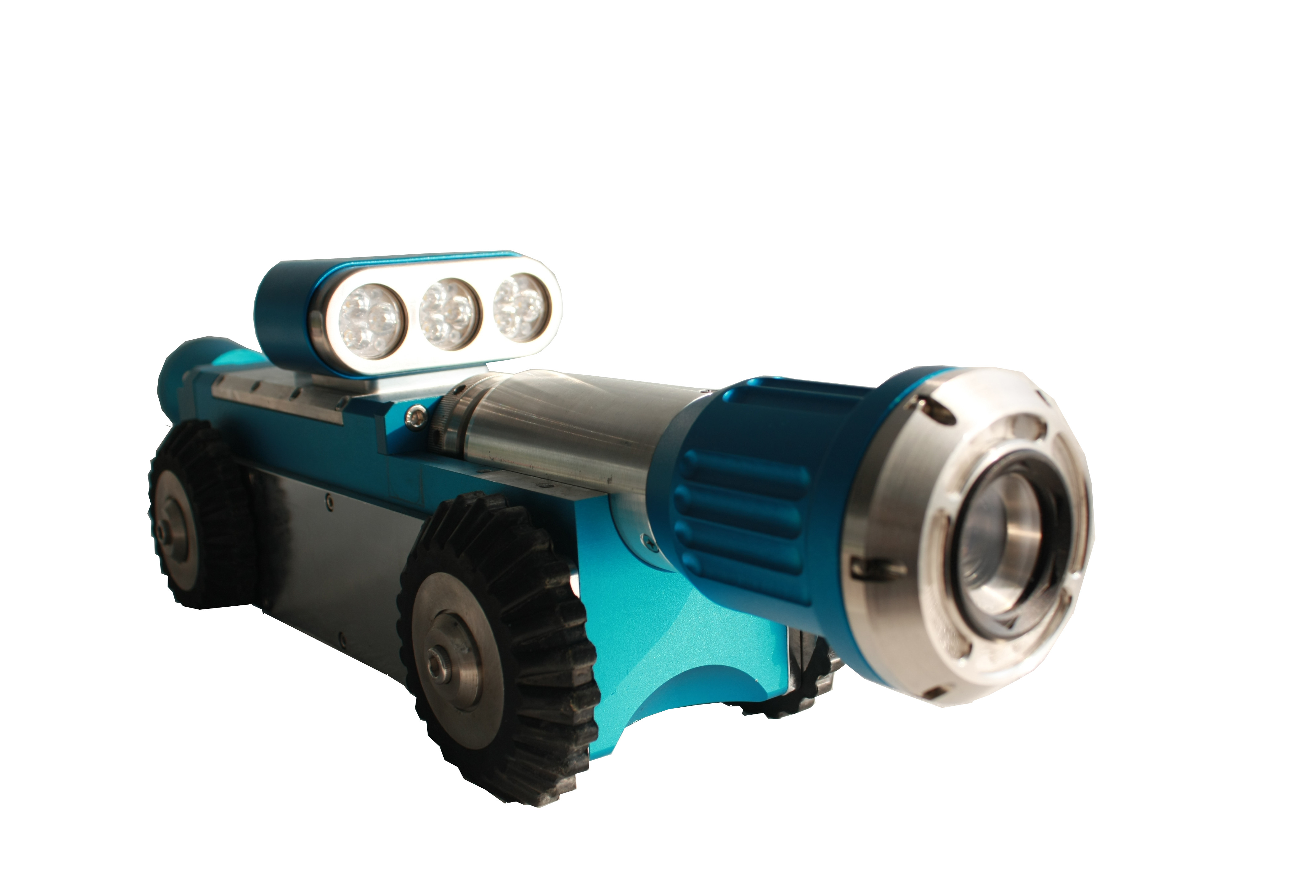 CCTV 1500mm Robotic Crawler Pipe Inspection System 1024*768 Resolution