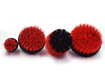 Electric Cleaning Power Brush Kit PP / Nylon Material For Bathroom Surfaces