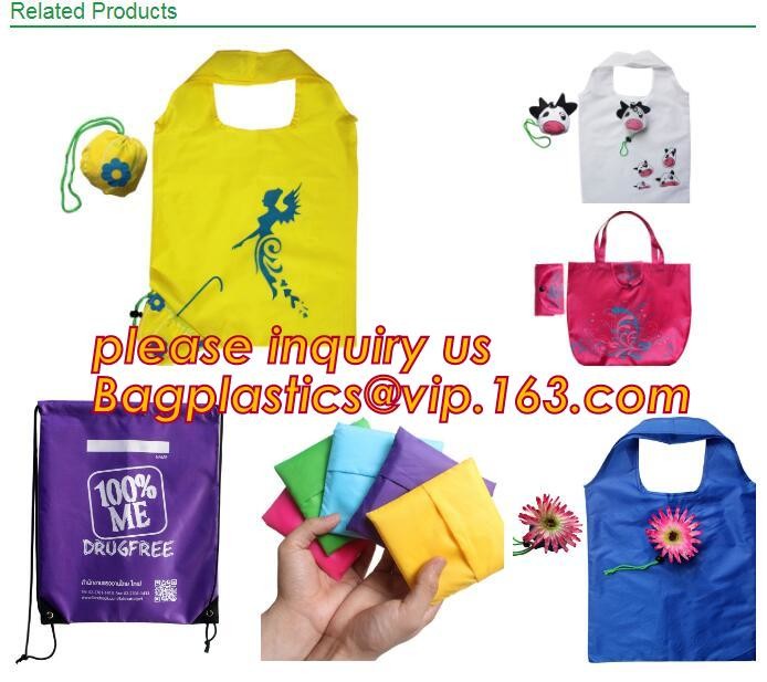 Outdoor Use 210D Sample Shoe Polyester Drawstring Bag,fashionable pattern printing polyester foldable shopping bag PACK