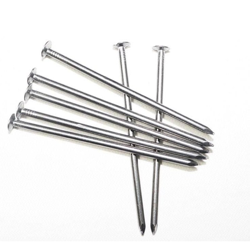 Carbon and Stainless Steel Smooth Shank Round Nails for Extended Woodworking Needs