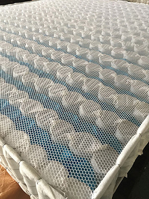 Rugged Mattress Pocket Spring Unit with High and Low Bag and Mesh Fabric