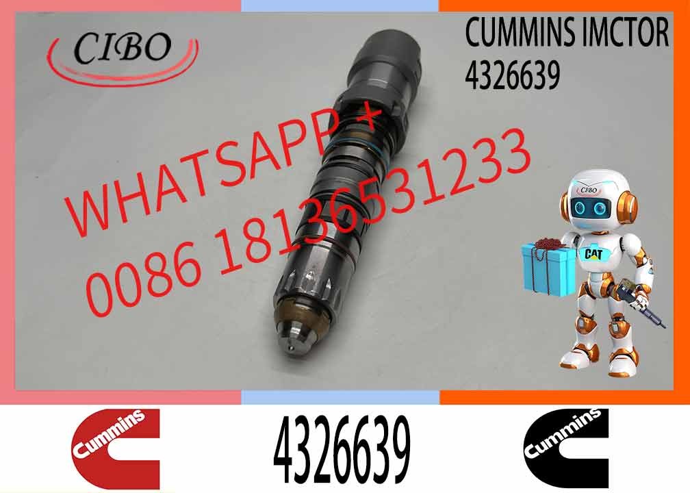 Common rail injector fuel injecto 4088427 4326639 4326779 for QSK23 Excavator QSK23 QSK45 QSK60