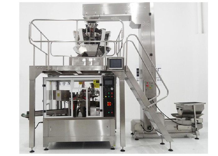 SUS304 Intelligent RPP Rotary Vacuum Bag Packaging Machine Premade Standing Pouch