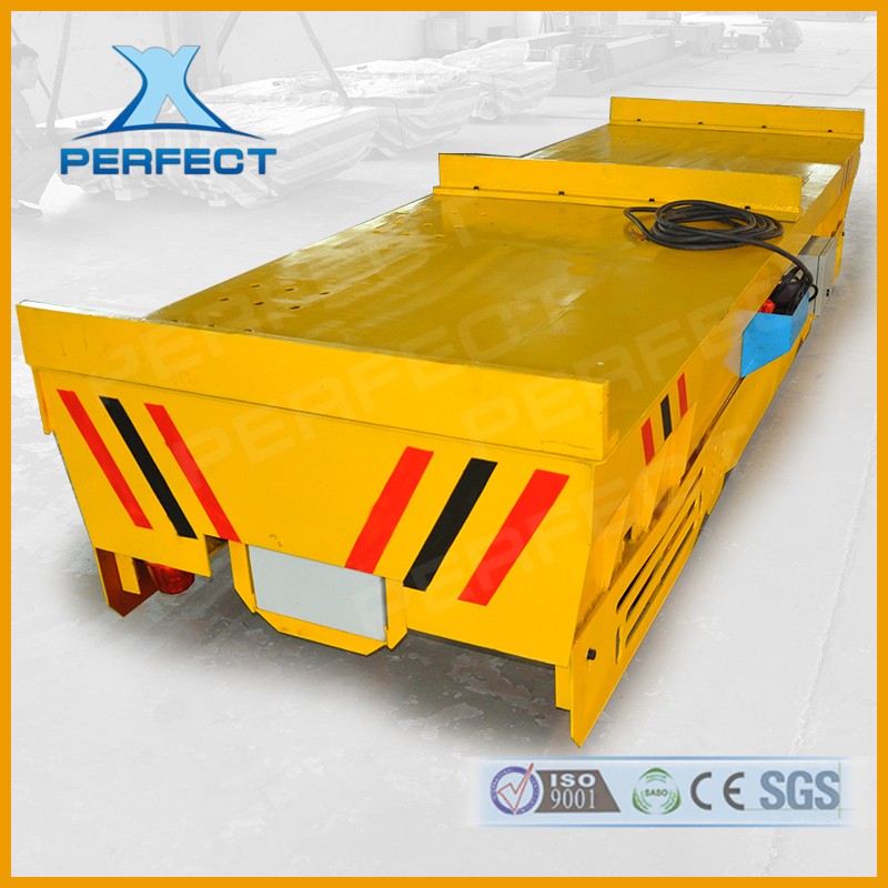 Steel Plant Aluminium Coil Motorized Rail Transfer Carriers
