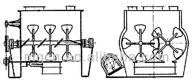 Semi Automatic Tile Adhesive Machine For Cement Sand Mixing And Packing