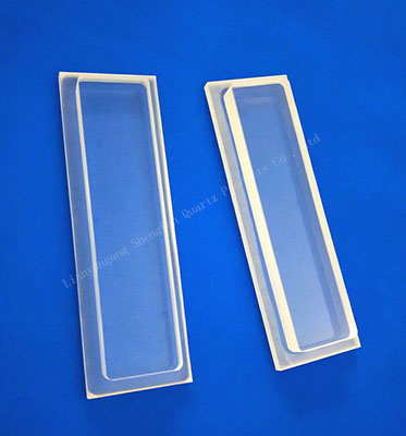 Customized Corrosion Resistant Fused Quartz Step Plate For Experimental