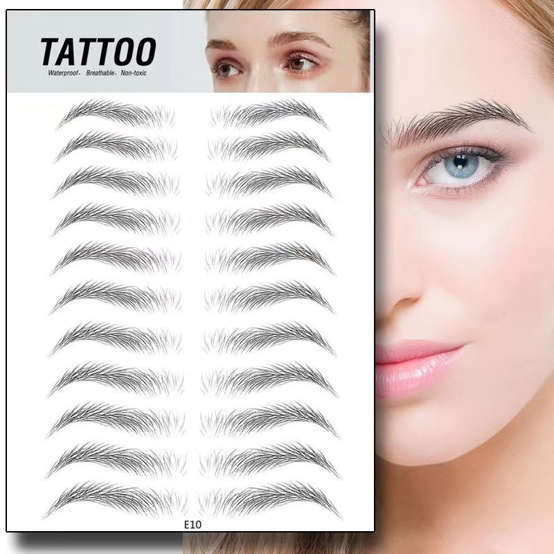 Water Proof Microblading Accessories Disposable Eyebrow Stamp For Tattoo