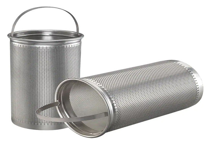 5mm Hole 1.6mm Thickness Stainless Steel Filter Tube With Handle