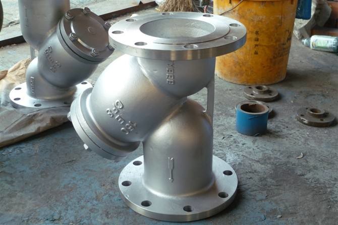 40A/PN16 Water Meter cast steel Y Strainer 125 Mesh NBR O - Ring WCB/cf8m/JIS/ASME 150LB/y strainers for water