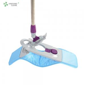 China Industrial Adjustable Anti Static Floor Mops , Microfiber Dust Mop For Cleanroom on sale