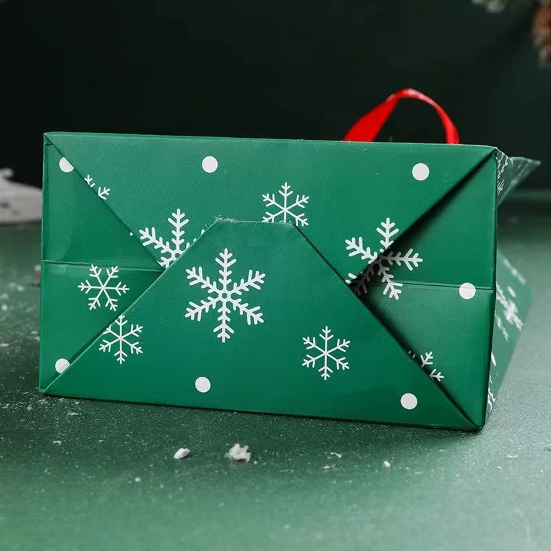 230 Gram/M2 Cookies Candies Christmas Paper Party Bags Eco Friendly
