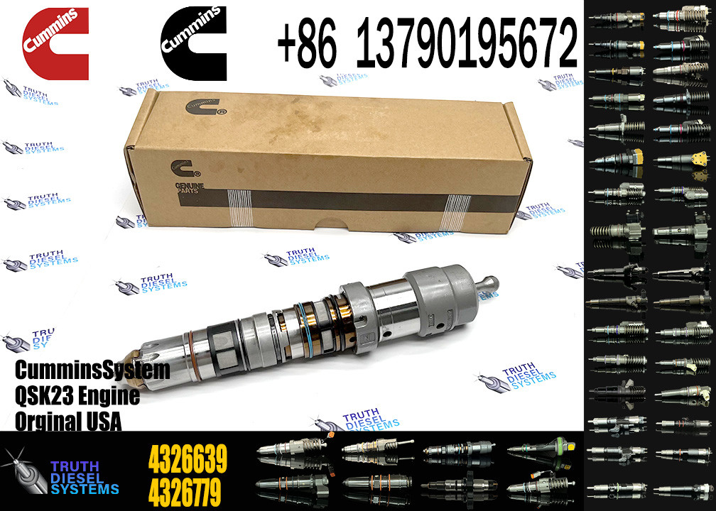 High Quality Injector 4088431 4076533 4062090 4077076 4902827 4326639 for CUMMINS QSK23 Diesel Engine