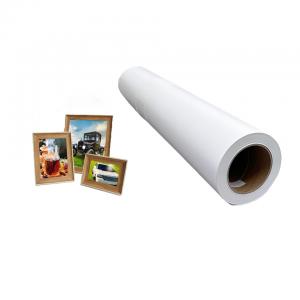 China Pigment Dye Waterproof RC Inkjet 260gsm Silky Photo Paper Roll on sale
