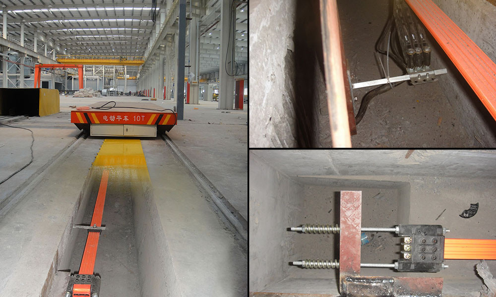 Heat Resistant Battery Powered Carts Industrial , Painting Line Material Transfer Carts