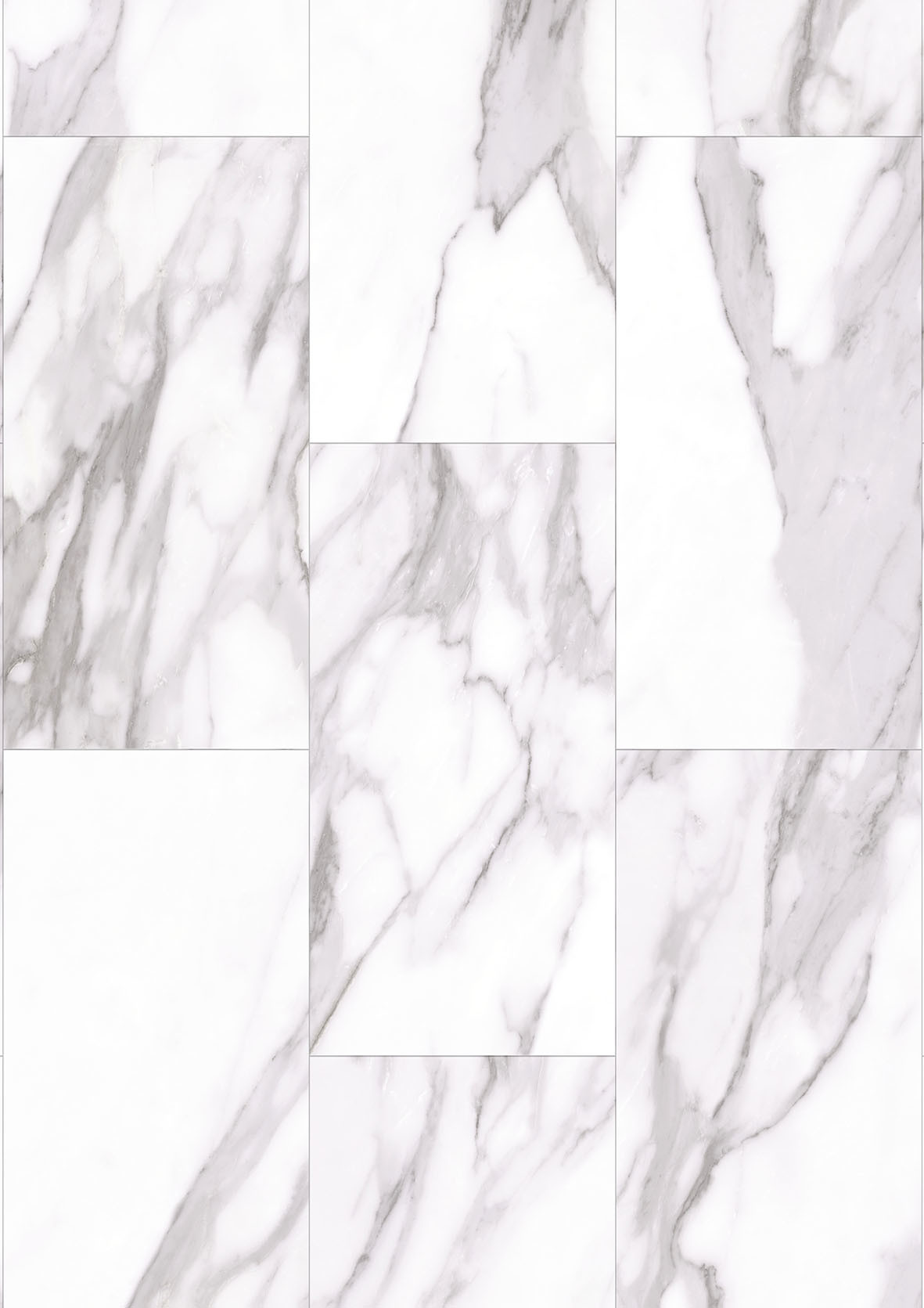 12x24'' Luxury Marble Vinyl Flooring Environmental Friendly Non Corrosive Resilient Ash GKBM Greenpy GL-S5556-1
