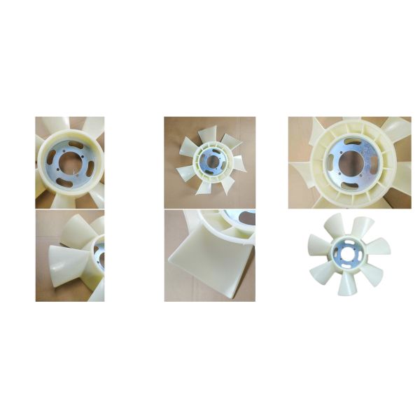 PC40 Excavator Diesel Engine Cooling Fan Blade Rubber Mateial 47X48X13 cm