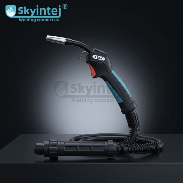 15AK Welding Torch Complete Set MIG MAG Air Cooled 6061 Aluminum Alloy Electric Drive Welding Gun