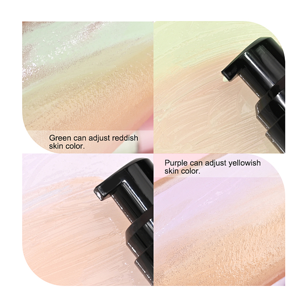 Brightening Concealer Color Changing Temperature-Changing Makeup Base Isolation Cream Makeup Liquid Foundation Full Coverage