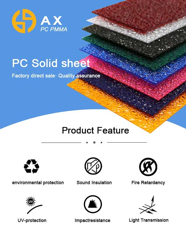 GE Opalescent Matte Tinted Polycarbonate Sheet